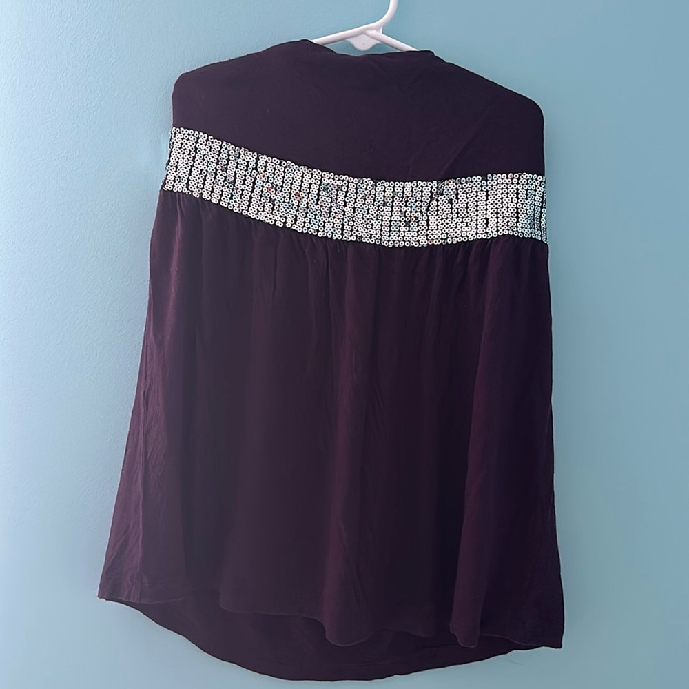 Express Tube Top Purple medium